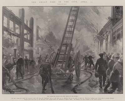 The Great Fire in the City by G.S. Amato
